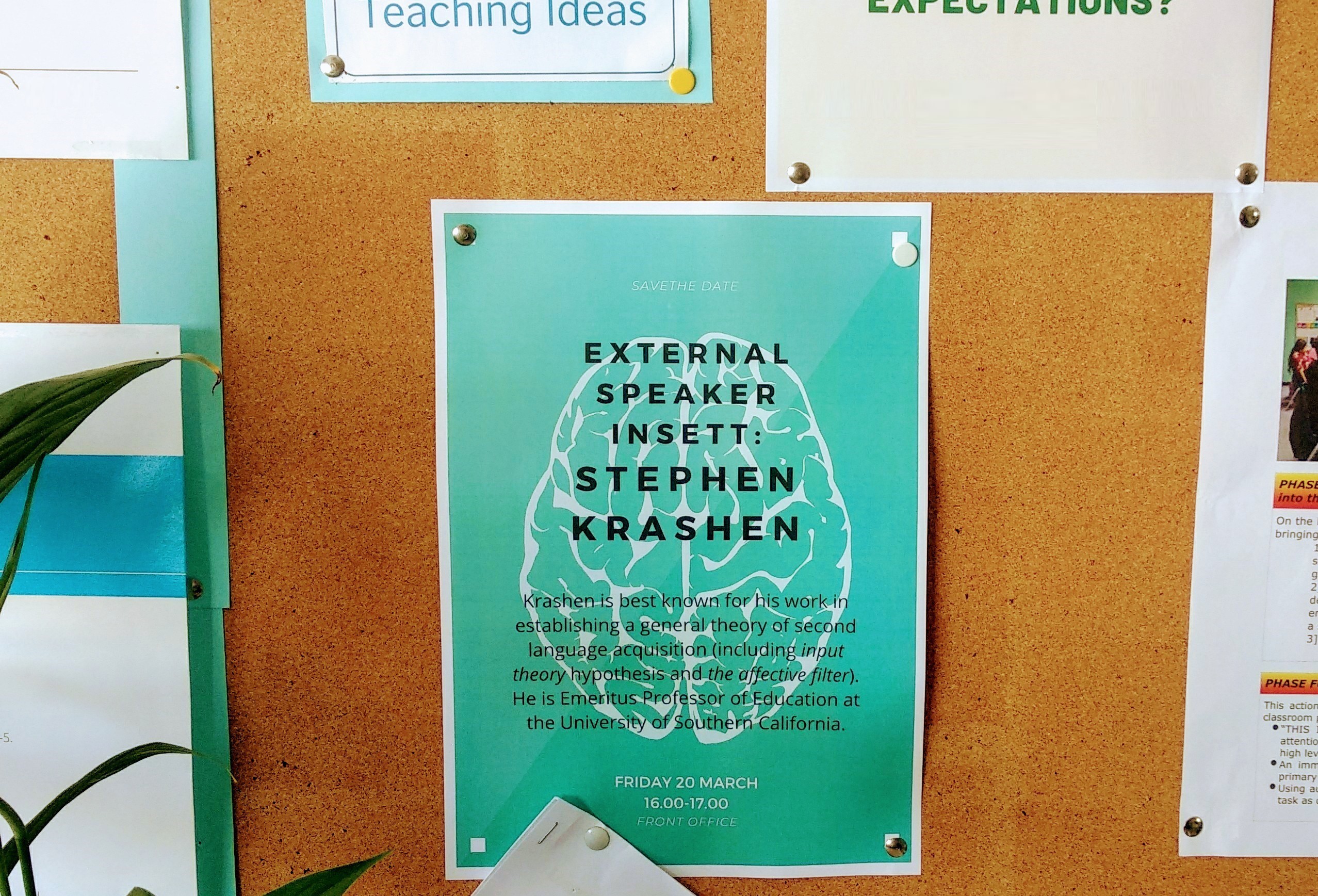 Stephen Krashen Poster